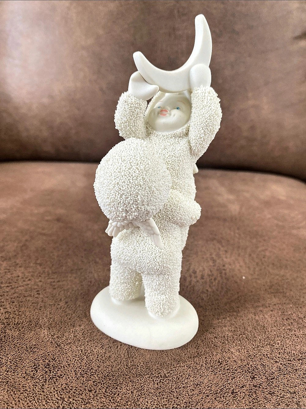 Department 56 Snowbabies “Reach for the Moon” Bisque Figurine
